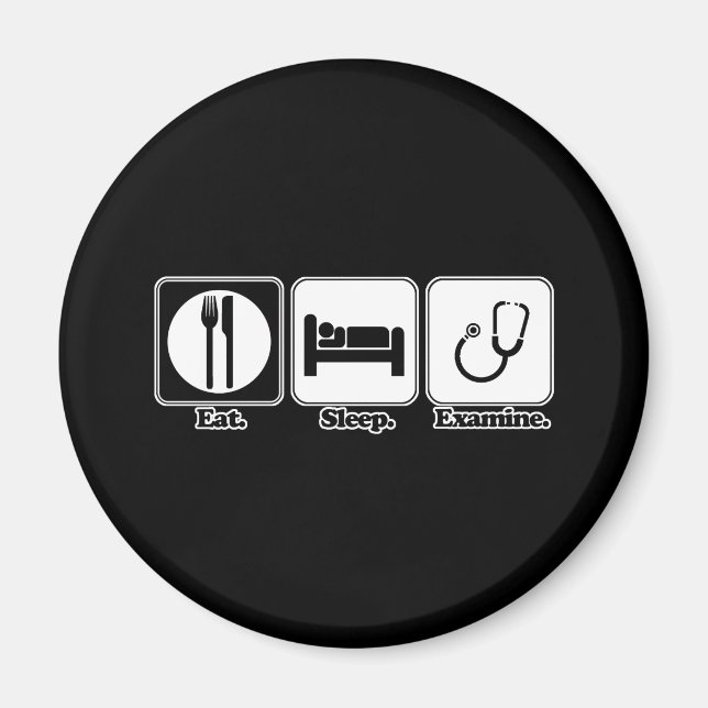 Aimant manger dormir examiner docteur (Devant)