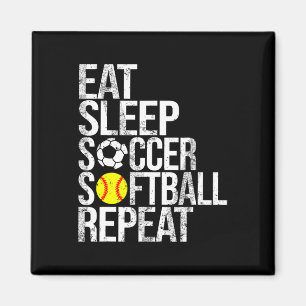 Aimant Manger Dormir Football Doucement Répéter Drôle Ll