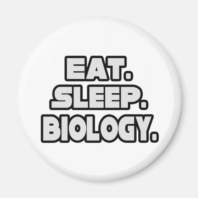 Aimant Manger la biologie du sommeil (Devant)