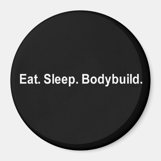 AIMANT MANGER LE SOMMEIL BODYBUILD T-SHIRT (Devant)