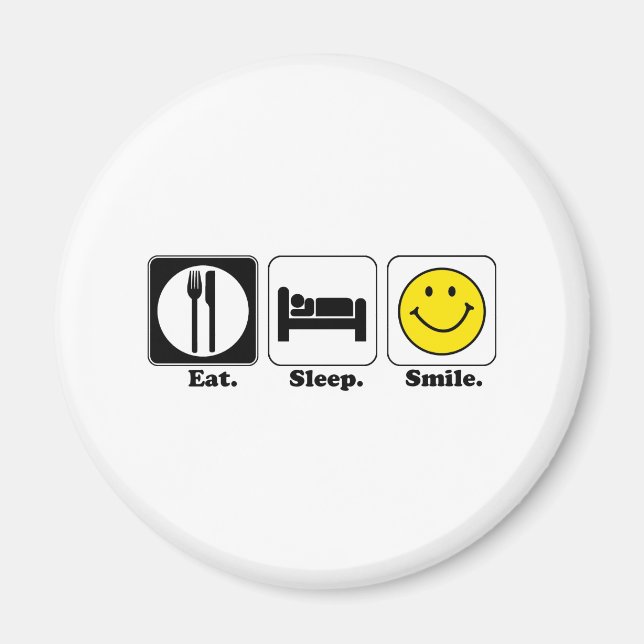 Aimant manger le sommeil sourire (Devant)