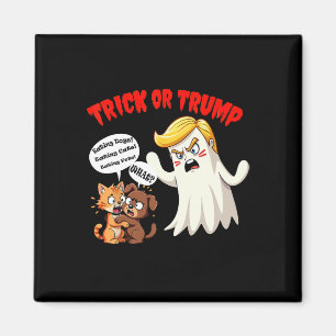 Aimant Manger Les Chiens Trick Ou Trump Drôle Trump 2024