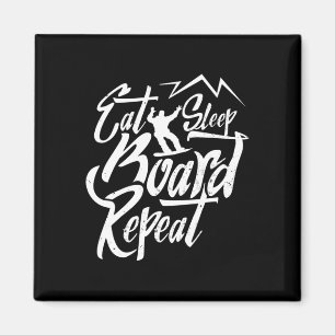 Aimant Manger Planche de sommeil Répéter Snowboard Snowbo