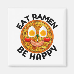 Aimant Manger Ramen Être Heureux Style Kawaii Drôle Ani J
