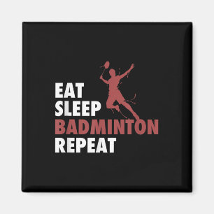 Aimant Manger Sleep Badminton Répéter Badminton Racket Sh