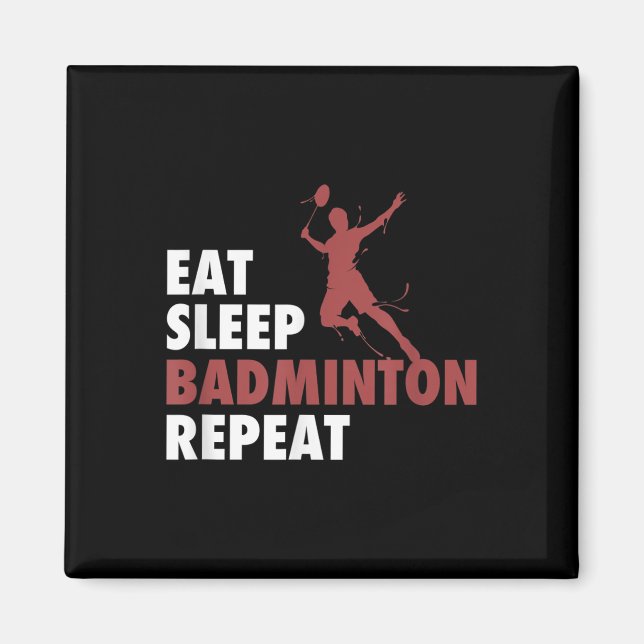 Aimant Manger Sleep Badminton Répéter Badminton Racket Sh (Devant)