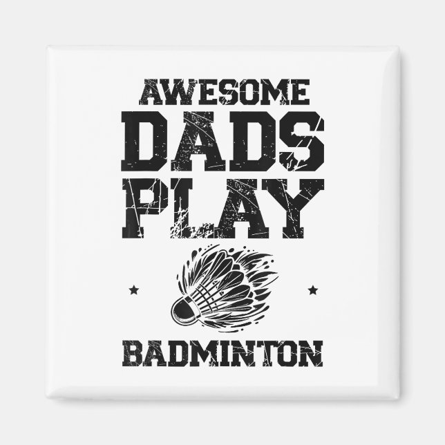 Aimant Manger Sleep Badminton Répéter Shuttle Racket (Devant)