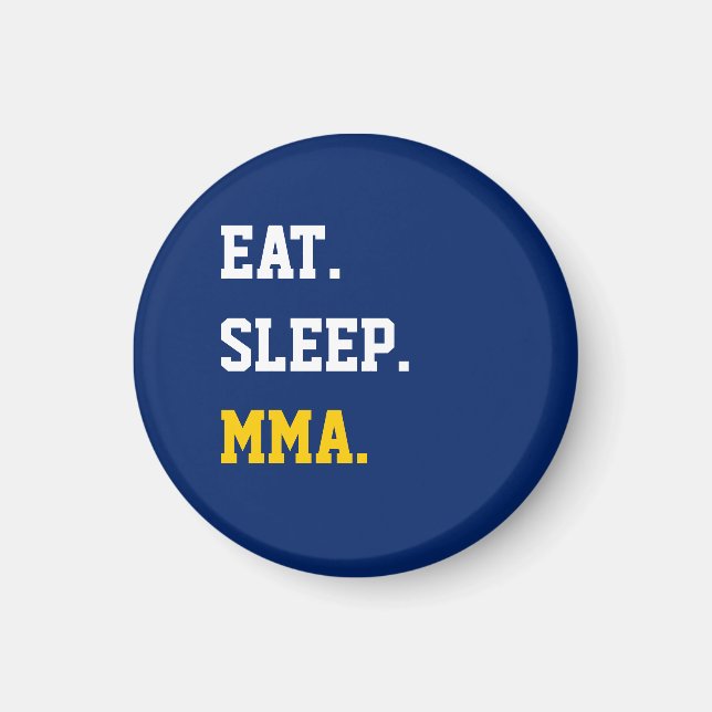 Aimant Manger Sommeil MMA (Devant)