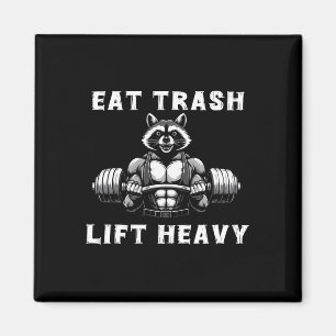 Aimant Manger Trash Lift Lourd Racoon Lifting Fitness Wo