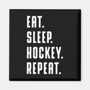 Aimant Mangez le Hockey du sommeil Répéter drôle Graphiqu
