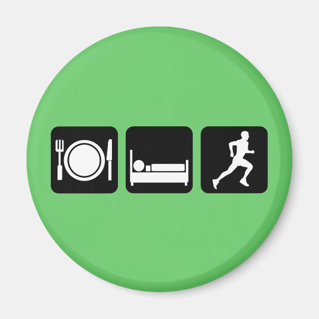 Aimant Mangez le sommeil courir (Devant)