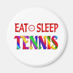 Aimant Mangez le tennis de sommeil