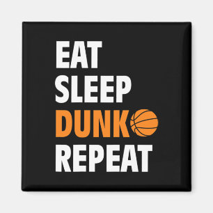 Aimant Mangez Sleep Dunk Répétez Fun Basketball