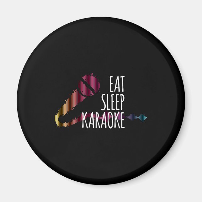 Aimant Mangez Sleep Karaoke Microphone Musique Chanter Ca (Devant)