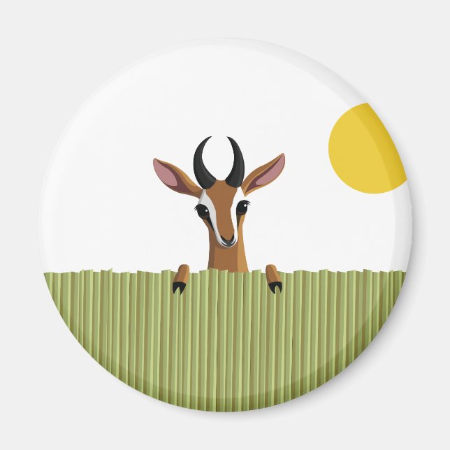 Aimant Mango la Gazelle Peek-a-boo (Devant)