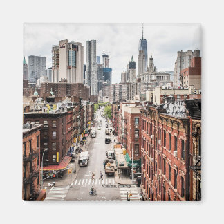 Aimant Manhattan, New York, photo du paysage urbain,