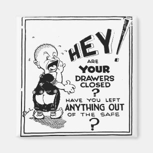 Aimant Manhattan Projet Secret Avertissement