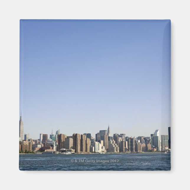 Aimant Manhattan Skyline, New York City, New York, États- (Devant)