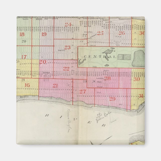 Aimant Manhatten, New York 10 (Devant)