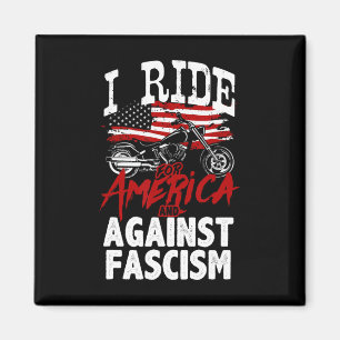Aimant Manifestation de motards anti-Trump résistant cont
