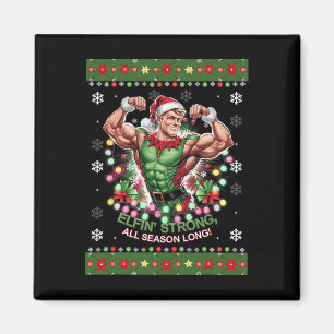 Aimant Manifestation Elf de Noël Elfin' Strong Toute la s
