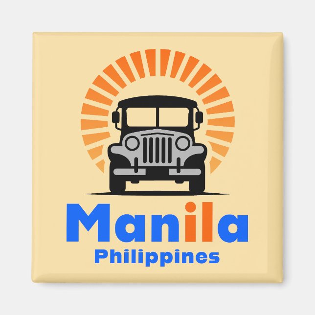 Aimant Manille Philippines Asie du Sud-Est (Devant)
