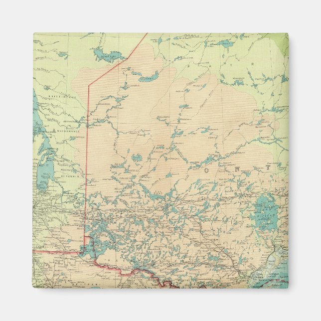 Aimant Manitoba et Nord-Ouest de l'Ontario (Devant)