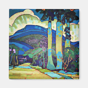 Aimant Manookian - Paysage hawaïen