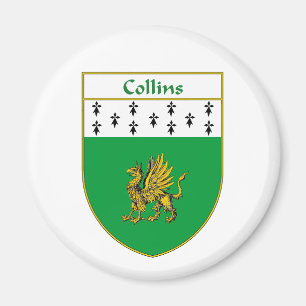 Aimant Manteau de Collins des bras/de crête de famille