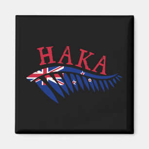 Aimant Maor Haka Silver Fern Nouvelle-Zélande Drapeau - I