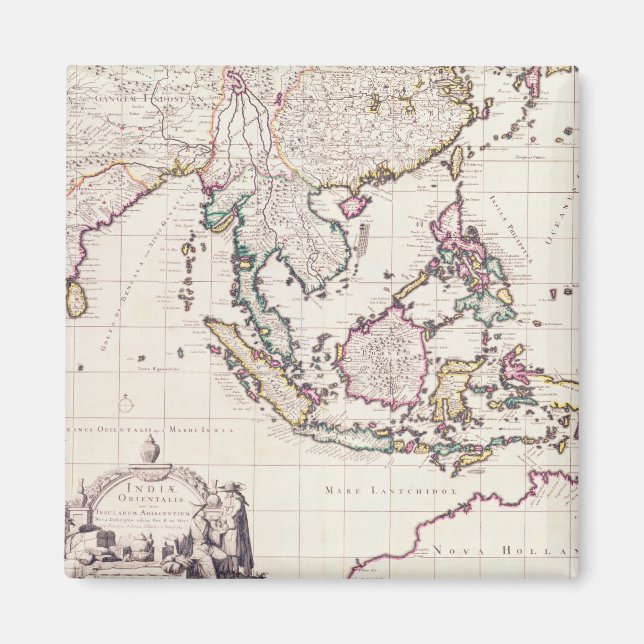 Aimant Map of India & the East Indies (Devant)