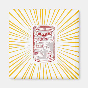 Aimant Maquereau Poisson en conserve