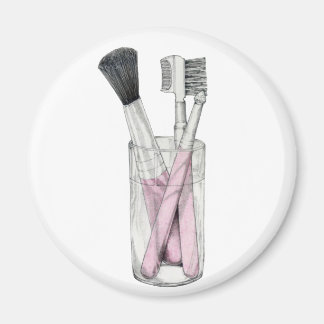 Aimant Maquillage brosse magnétique