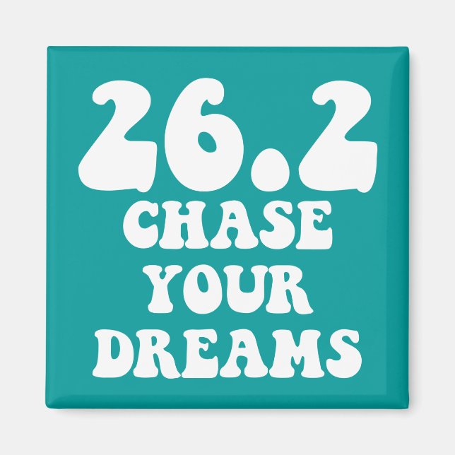 Aimant Marathon inspirant (Devant)
