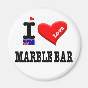 Aimant Marble Bar - I Love