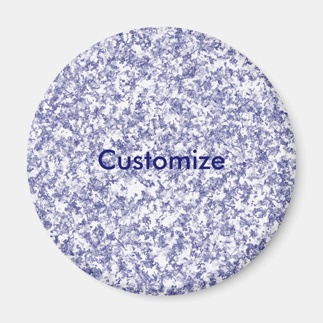 Aimant Marbre bleu - Modèle (Devant)