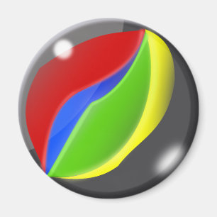 Aimant Marbre de jeu rétro