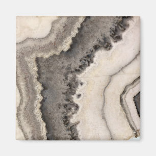 Aimant Marbre gris noir blanc agneau naturel pierre