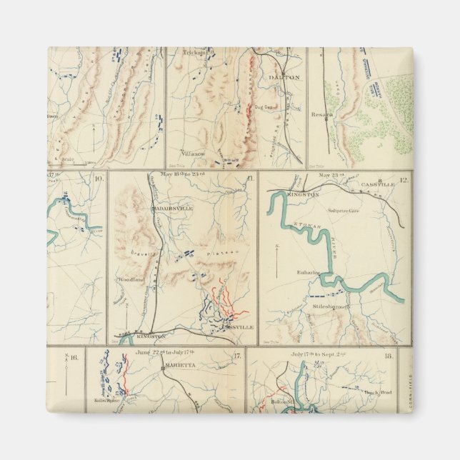 Aimant Marche Atlanta-Savannah (Devant)