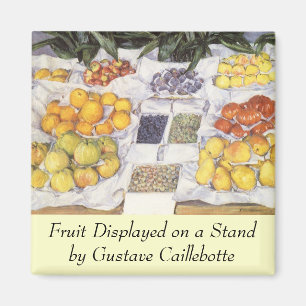 Aimant Marché aux fruits par Gustave Caillebotte, Art anc