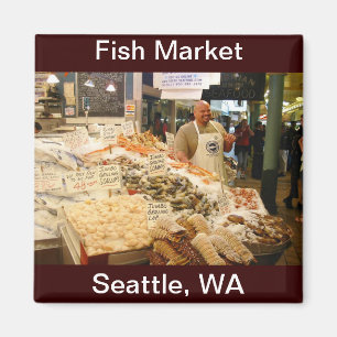 Aimant Marché aux poissons Seattle Washington