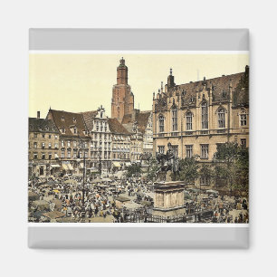 Aimant Marché, Breslau, Silésie, Allemagne (c.-à-d., W