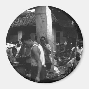 Aimant Marché de Changsha, Chine vintage