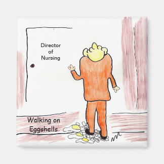 Aimant Marcher sur les coquilles d'oeufs