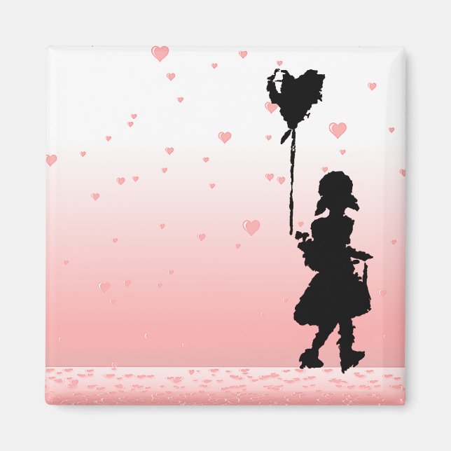 Aimant marchez votre coeur (Devant)