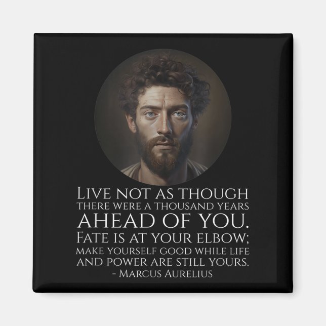 Aimant Marcus Aurelius Stoicism - Philosophie stoïque rom (Devant)