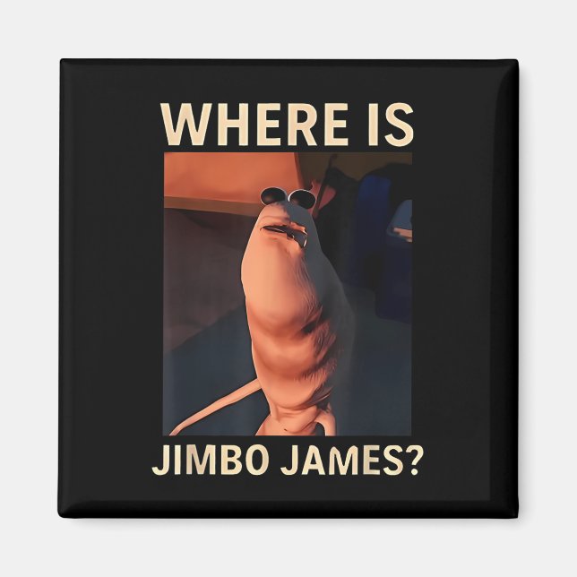Aimant Marcus Le Ver Où Est Jimbo James Mème Drôle  (Devant)
