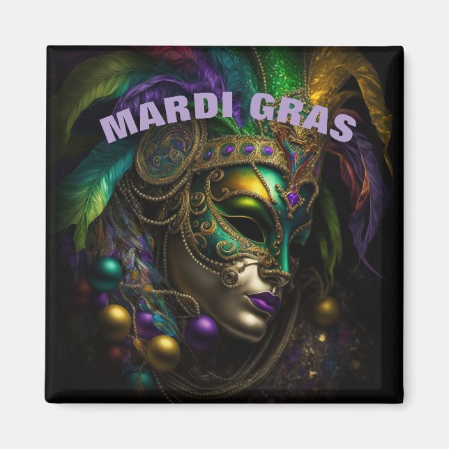 Aimant Mardi Gras (Devant)