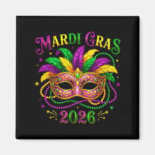 Aimant Mardi Gras Carnaval La Nouvelle-Orléans 2026 Masqu