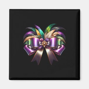Aimant Mardi Gras Coquette Bow New Orleans Coquette Bow M